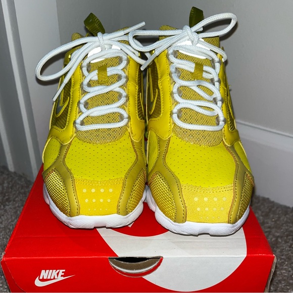 Used Yellow Nike Air Zoom Spiridon Cage 2 size 7M/8.5W - Picture 2 of 6